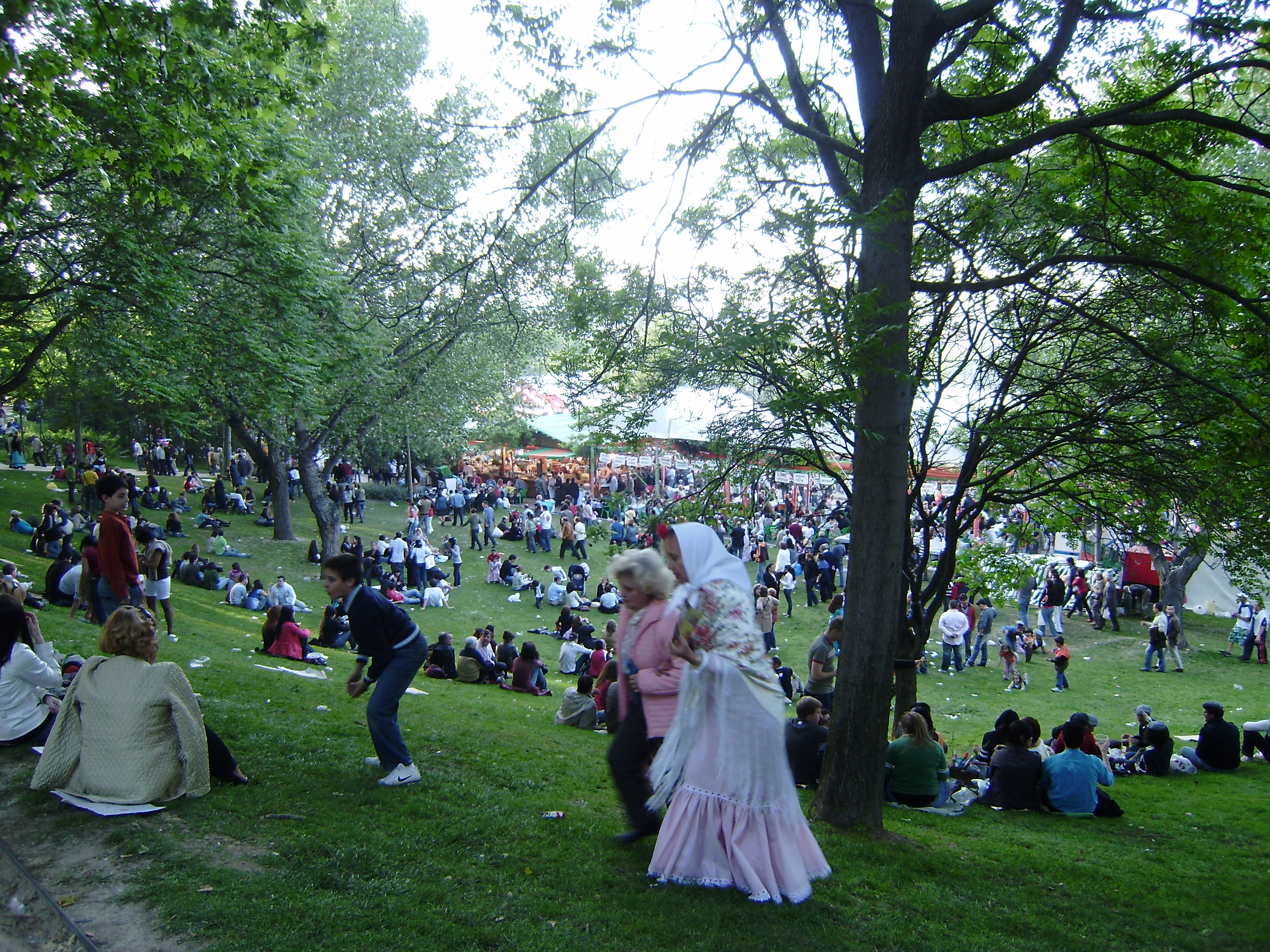 San Isidro celebrations at the Pradera de San Isidro, Madrid